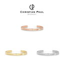 Christian Paul クリスチャンポール バングル レディース ブレスレット ステンレス ローズゴールド ゴールド シルバー クリスマス プレゼント 贈...