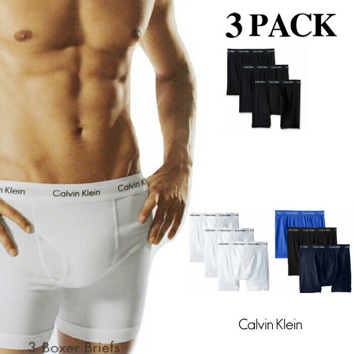 カルバンクライン ボクサーパンツ Calvin Klein 下着 アンダーウェア メンズ 男性 NB2616 コットン インナー ブラック ホワイト ローライズ パンツ 無地 シンプル 誕生日プレゼント 彼氏 父 男性 旦那 ギフト 大きいサイズ[衣類]