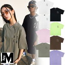MEDM ミスターエンジョイダマネー 半袖 Tシャツ LOGO 刺繍 マルチカラー シンプル ベーシック アメリカン ストリート ヒップホップ トレンド トップス メンズ レディース ユニセックス