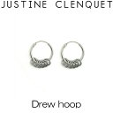 ジュスティーヌクランケ Justine Clenquet ドロー フープ Drew hoop ピアス 2個セット レディース アクセサリー