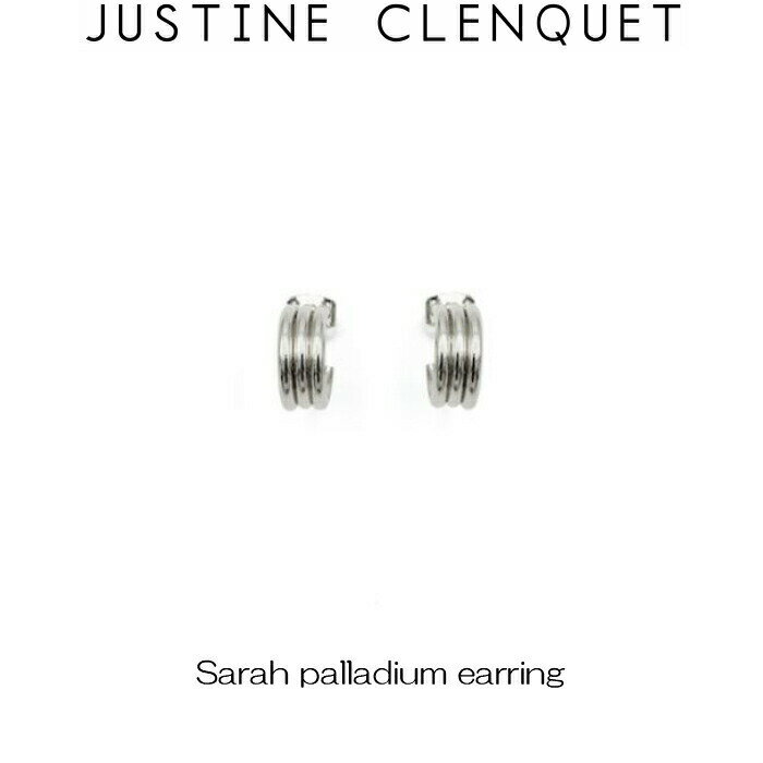 ジュスティーヌクランケ Justine Clenquet Sarah palladium earring サラ・パラジウム ピアス 2個セット レディース 