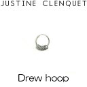 ジュスティーヌクランケ Justine Clenquet ドロー・フープ Drew hoop ピアス シングル レディース 