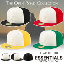 エッセンシャルズ ニューエラ 帽子 キャップ 新作 Fitted Cap Cream クリーム 59FIFTY FEAR OF GOD ESSENTIALS F...