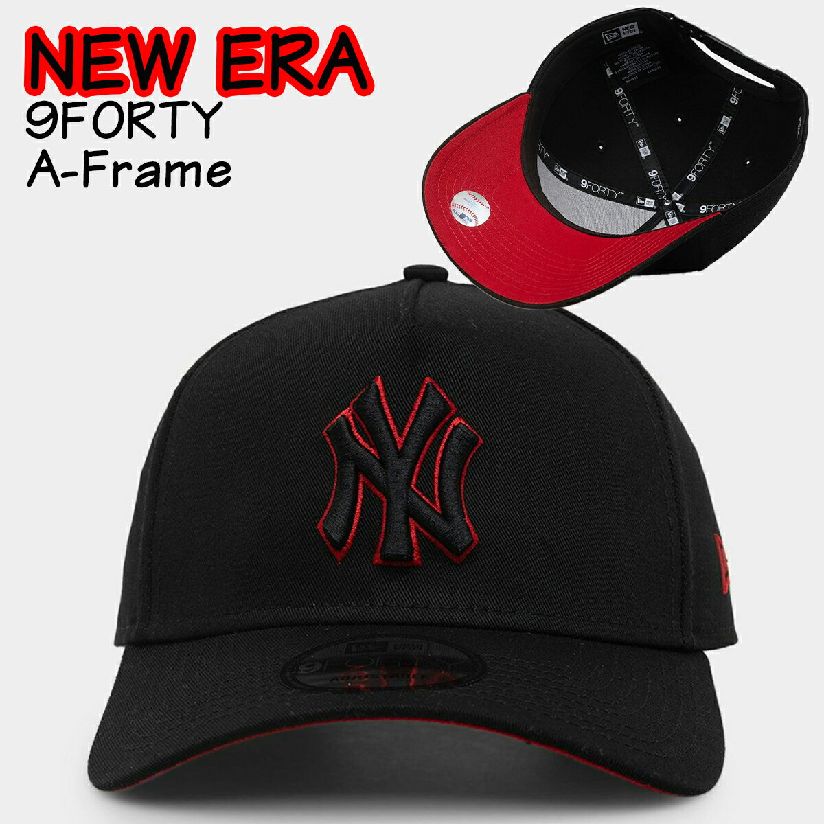 New Era Cap NEW ERA New York Yankees 9FORTY A-Frame Snapback Hat Men's Unisex Authentic [Hat] Yu00572