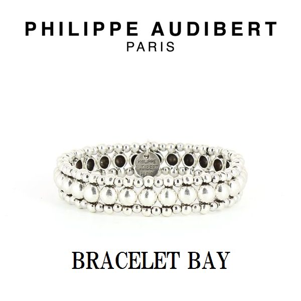 フィリップ オーディベール 正規品 新作 Philippe Audibert フィリップ オーディベール BRACELET BAY シルバーメタル ブレスレット PhilippeAudibert レディース[アクセサリー]