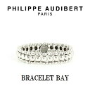 正規品 新作 Philippe Audibert フィリップ オーディベール BRACELET BAY シルバーメタル ブレスレット PhilippeAudibert レディース[アクセサリー]