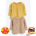 ネクスト ベビー服 女の子 ネクスト ベビー NEXT ピンク イエロー 2枚パック 小花柄 Tシャツ 長袖 子供服 ベビー服 女の子 ベビーウェア ギフト おでかけ 新生児 出産祝い ギフト