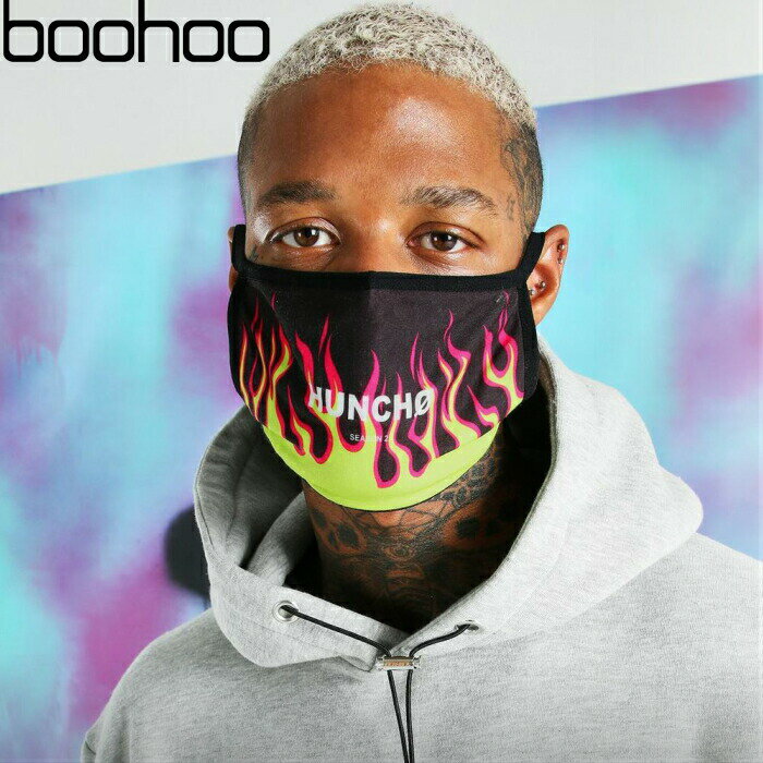 ブーフー boohoo 布マスク Quavo Flame P