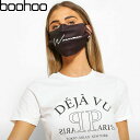 ブーフー boohoo 布マスク Woman Printed