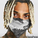 ブーフー boohoo 布マスク 2枚 MAN Official Camo Fashion Mask GREY グレー マスク ファッションマスク 洗える カモ 迷彩 ロゴ 布 大人用 男女兼用 おしゃれ かっこいい アクセサリー メンズ レディース ユニセックス ブランド イギリス asos