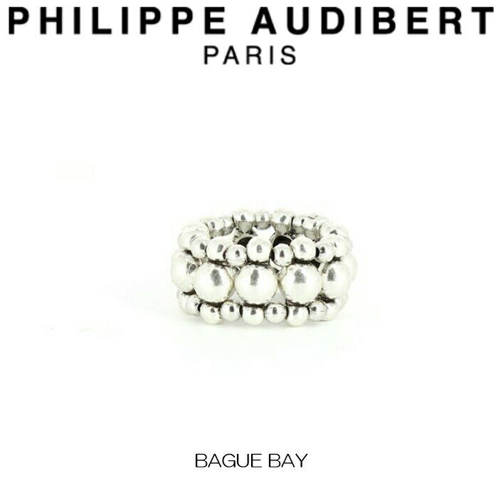 フィリップ オーディベール Philippe Audibert BAGUE BAY リング ベイ シルバーメタル リング 指輪 レディース アクセサリー