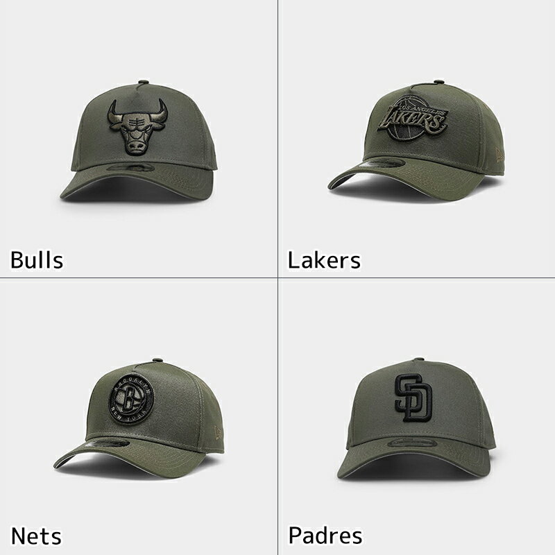 ニューエラ キャップ NEW ERA 帽子 Olive/Black Snapback 限定カラー 9FORTY A-Fra...