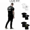 リブフィット LIVE FIT County Tee 半袖 Tシャツ メンズ 筋トレ ジム ウエア スポーツウェア 正規品 衣類