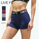 リブフィット LIVE FIT Retro Boom Shorts ショーツ レギンス パンツ レディース 筋トレ ジム ウエア スポーツウェア 正規品 衣類