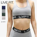 リブフィット LIVE FIT Retro Retro Boom Sports Bra スポーツブ カップ付き レディース 筋トレ ジム ウエア スポーツウェア 正規品[衣類]