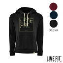 リブフィット LIVE FIT Live Fit Box Camo Hoodie カモ 迷彩 パーカー プルオーバー トップス メンズ 筋トレ ジム ウエア スポーツウェア 正規品 衣類