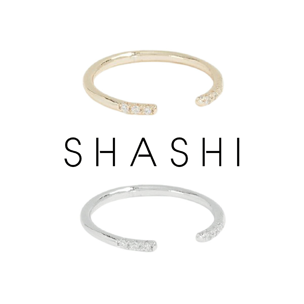 SHASHI シャシ 指輪 リング Ava Ring ゴールド アクサセリー 誕生日 プレゼント ギフト 贈り物 お祝い パーティー 結婚式 二次会 人気 ホワ...