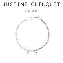 ジュスティーヌクランケ Justine Clenquet デヴァ チョーカー Deva choker ネックレス パラジウム レディース メンズ[アクセサリー]