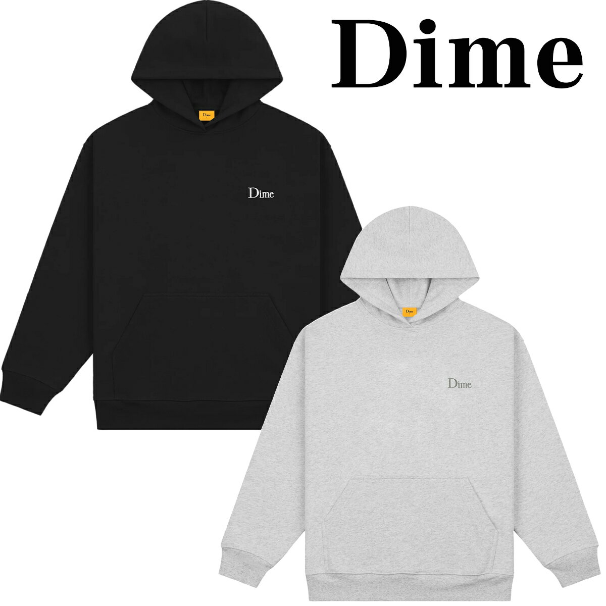 Dime _C p[J[ CLASSIC SMALL LOGO HOODIE vI[o[ t[fB[ gbvX Y Ki[ߗ]