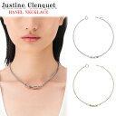ジュスティーヌクランケ ネックレス ハネル JUSTINE CLENQUET HANEL NECKLACE パラジウム レディース メンズ ユニセックス [アク...