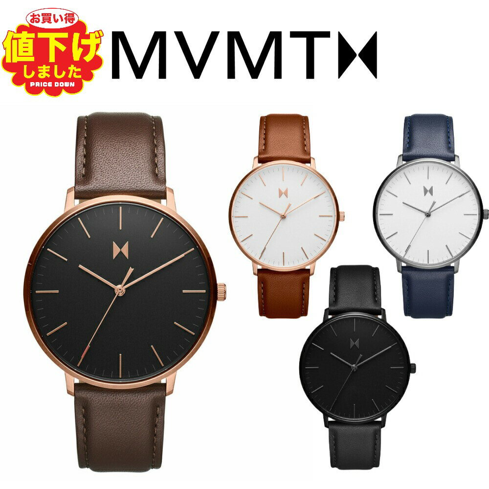 エムブイエムティー MVMT Watches LEGACY SLIM 腕時計 革 レザー ウォッチ 耐水性 メンズ アクセサリー[時計]