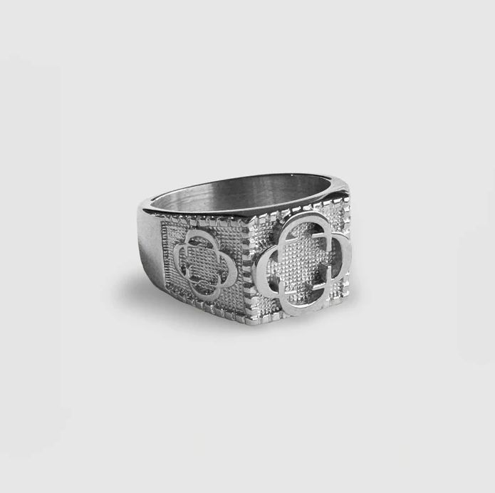 CRAFTD London クラフトロンドン CLOVER SOVEREIGN RING 指輪 リング ゴールド シ...