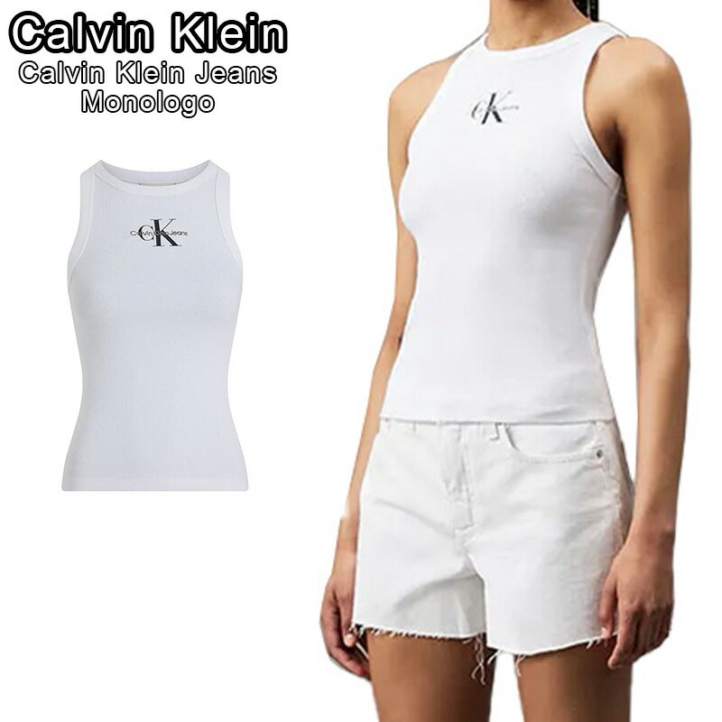 カルバンクライン ノースリーブ Tシャツ Calvin Klein Jeans Monologo タ