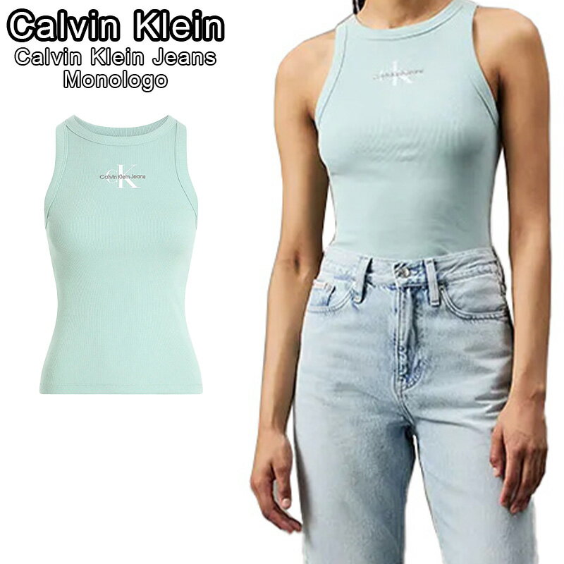 カルバンクライン ノースリーブ Tシャツ Calvin Klein Jeans Monologo タ