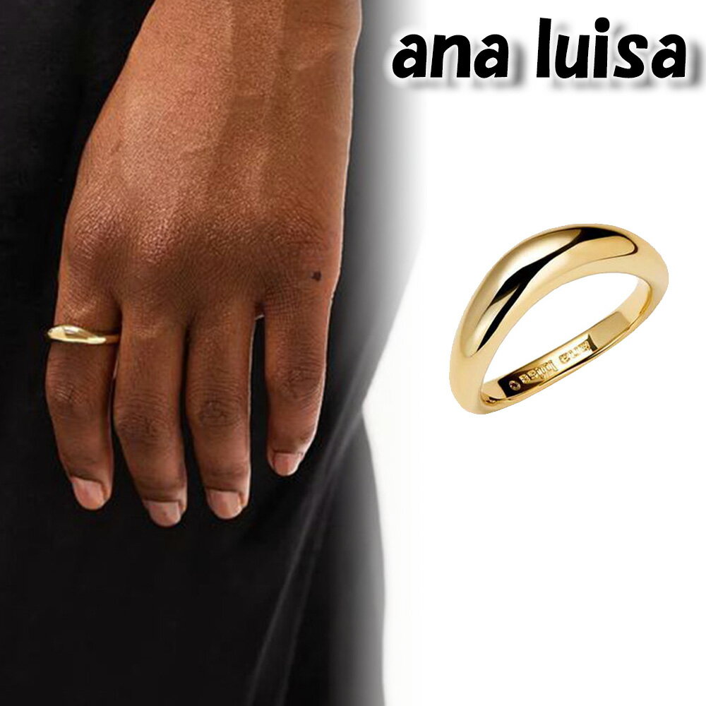 ana luisa アナルイサ リング 指輪 14K STEVIE Gold Band Ring ゴールド 金 パール 真珠 低刺激性 アクサセリー 誕生日 プレゼント ギフト 贈り物 お祝い パーティー 結婚式 二次会 人気 ホワイトデー [アクセサリー] ユ00582
