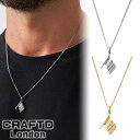 CRAFTD London ネックレス CHEQUERED FLAG SILVER GOLD メンズ クラフトロンドン シルバー ゴールド 銀 金 18Kゴール...