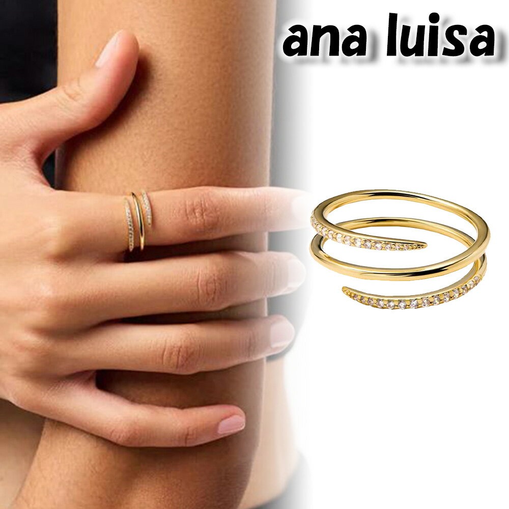 ana luisa アナルイサ リング 指輪 14K OREN TRIPLE Gold Band Ring ゴールド 金 パール 真珠 低刺激性 アクサセリー 誕生日 プレゼント ギフト 贈り物 お祝い パーティー 結婚式 二次会 人気 ホワイトデー [アクセサリー] ユ00582