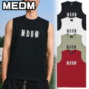 MEDM ミスターエンジョイダマネー タンクトップ スリーブレス LOGO シンプル ベーシック アメリカン ストリート ヒップホップ トレンド トップス メンズ レディース ユニセックス ユ00582