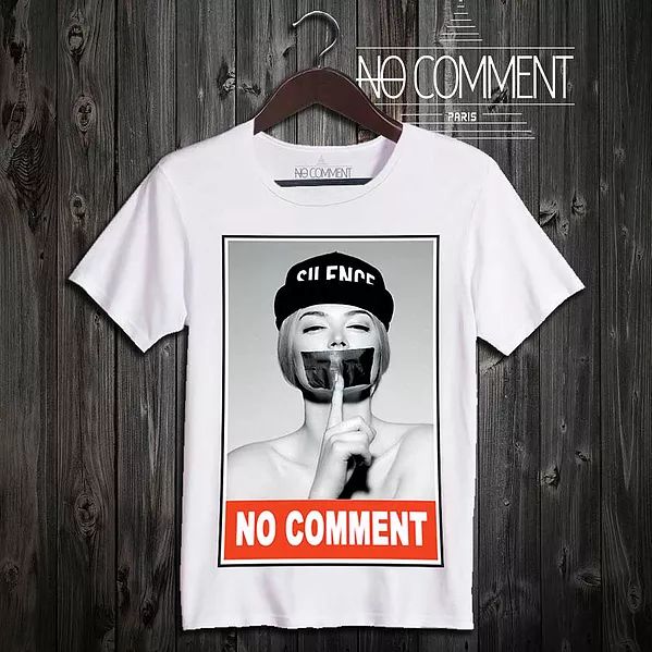 NO COMMENT PARIS m[Rgp  TVc zCg EhlbN VlbN Y fB[X 傫  m[Rg NO COMMENT TEE SHIRT HIPSTER[ߗ]