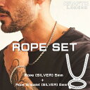 CRAFTD London ネックレス ブレスレット 2点セット ROPE SET メンズ シルバー クラフトロンドン 18kゴールド シルバー 金 人気[アク...