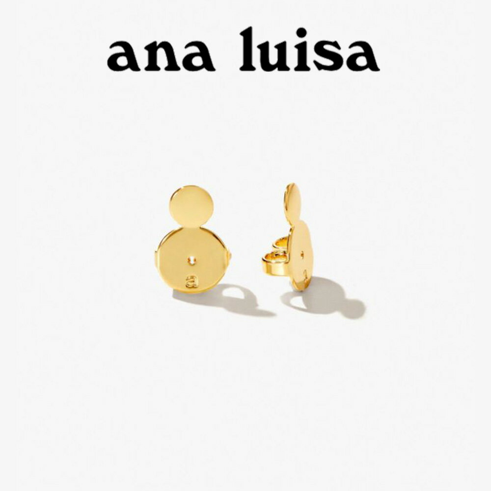 【ブランド】 ana luisa(アナルイサ) 【商品名】 EARRING BACK LIFTERS (4 PCS) 【詳細】 メッキ：14Kゴールド 素材：真鍮に14Kゴールド 寸法：厚さ：3.95mm-0.16インチ "高さ：11.9mm-0.47インチ" 重さ：0.35g 色：ゴールド 低アレルギー性 【ジュエリーケア】 光沢を維持し、寿命を延ばすために、湿気や摩擦との接触につながる可能性のある活動（手を洗う、寝る、シャワーを浴びる）を行う前に、 ジュエリーを外すことを強くお勧めします。 ana luisaギフトボックスご希望の方はこちら