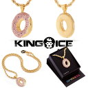 KING ICE キングアイス ネックレス チェーン DONUT NECKLACE 14kゴールド 金 WHITE GOLD 人気[アクセサリー]