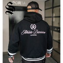 SINNERS ATTIRE シナーズアタイア パーカー VARSITY CREST TEAM HOODIE - BLACK プルオーバー トップス オーバーサイズ メンズ 正規品[衣類]