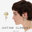 ジュスティーヌクランケ Justine Clenquet クロエ ピアス シングル Khloe earring シルバー レディース メンズ ユニセックス パラジウム[アクセサリー]