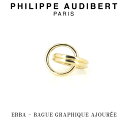フィリップ オーディベール Philippe Audibert 24K EBBA BAGUE GRAPHIQUE AJOURE エバ ゴールド メタル リング 指輪 PhilippeAudibert レディース アクセサリー