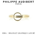 フィリップ オーディベール フィリップ オーディベール Philippe Audibert 24K EBBA BRACELET GRAPHIQUE AJOUR エバ ブレスレット ゴールド PhilippeAudibert レディース[アクセサリー]