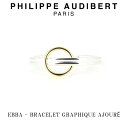 フィリップ オーディベール フィリップ オーディベール Philippe Audibert 24K EBBA BRACELET GRAPHIQUE AJOUR エバ ブレスレット シルバー ゴールド PhilippeAudibert レディース[アクセサリー]