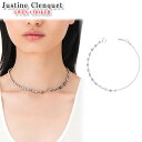 ジュスティーヌクランケ チョーカー グウェン JUSTINE CLENQUET ネックレス GWEN CHOKER チョーカー パラジウム ネックレス レディー...