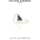 フィリップ オーディベール Philippe Audibert TALIA PM BAGUE BOMBE LISSE タリア ピーエム ジーエム シルバー メタル リング 指輪 PhilippeAudibert レディース