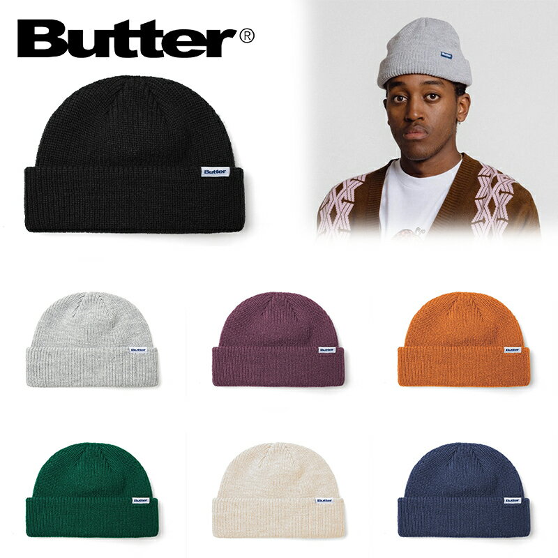 バターグッズ Butter Goods ニット帽 ビーニー Wharfie Beanie 7カラー 帽子 ワッフル 定番 大人気 メンズ レディース ユニセックス スケーター スケートボード 正規品[衣類]