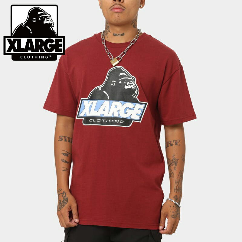 XLARGE GNXg[W 91 Slanted Logo T-Shirt TVc  S |[g gbvX Xg[g Y fB[X jZbNX CO Ki[ߗ]