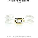 フィリップ オーディベール フィリップ オーディベール Philippe Audibert 24K BUTLER BRACELET MALLON BICOLORE バトラー ブレスレット シルバー ゴールド PhilippeAudibert レディース[アクセサリー]