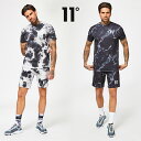 イレブンディグリーズ 11Degrees セットアップ 上下セット MARBLE PRINT 2カラ ...