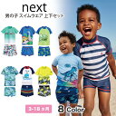 ネクスト 水着 男の子 ベビー NEXT ラッシュガード 恐竜 ショートパンツ 2点セット 半袖 スイムウェア スイムショーツ 水遊び プール[衣類]