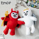 リップンディップ キーホルダー RIPNDIP キーチェーン ストラップ 人形 Angel Devil Nerm Plush Keychain ぬいぐるみ クッション 雑貨 アクセサリー おしゃれ かわいい ロゴ Rip N Dip スケーター ストリート メンズ レディース アクセサリー