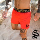 SINNERS ATTIRE Vi[YA^CA ICON SWIM SHORTS - RED pc A_[EFA Y  {NT[pc {NT[ Y Ki[ߗ]